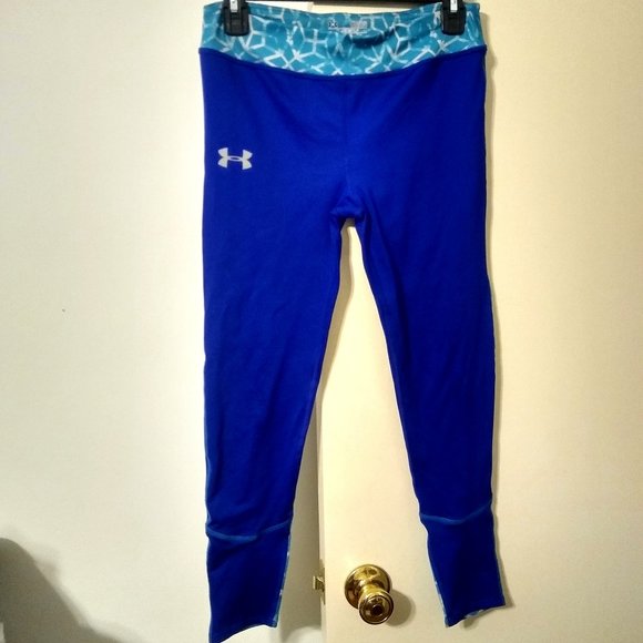 GUC ~ Under Armour Girls' ColdGear Fitted Leggings (Size: YLG) - Picture 1 of 3